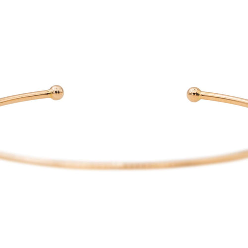 Bracelet Ginette NY Bracelet Jonc Tanger open bangle Or rose 58 Facettes 3443200RV