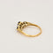 Bague 56 Bague or jaune, saphir et diamants 58 Facettes BEA3298