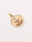 Pendentif Médaille amour Augis ronde Plus qu'hier moins que demain or jaune rubis 58 Facettes J496