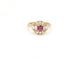 Bague Anello in oro giallo con rubino e diamanti 58 Facettes