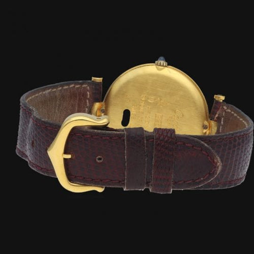 Montre Cartier Montre Must De Cartier Vermeil 58 Facettes MT41212