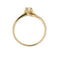Bague Bague solitaire contrariée avec diamant 58 Facettes 35102
