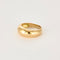 Bague 57 Bague jonc or jaune 58 Facettes GU257
