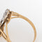Bague Bague initiale en diamant vintage en or jaune 58 Facettes G13996