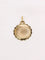 Pendentif Médaille amour Augis ronde Plus qu'hier moins que demain or jaune rubis 58 Facettes J485
