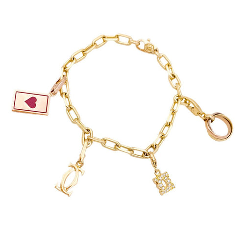 Bracelet Bracelet Cartier breloques. 58 Facettes 34062