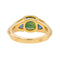 Bague 48 Bague Trilogie Or jaune Saphir vert 58 Facettes 3757182RV