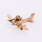 Pendentif Pendentif breloque avion or rose 58 Facettes CVP162
