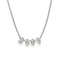 Collier Collier pendentif or blanc platine diamants taillés en chiffres 58 Facettes