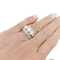Bague 53 Bague platine, diamants. 58 Facettes 34295