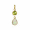 Pendentif Pendentif péridot opale or jaune 58 Facettes CVP159