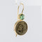 Boucles d'oreilles Boucles d'oreilles tourmalines et camées sur pierre de lave 58 Facettes 17-235