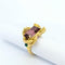 Bague 48 Bague motif Animalier or jaune et tourmaline 58 Facettes 27300