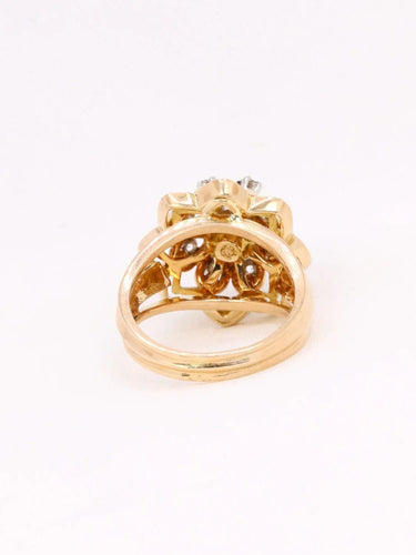 Bague Bague dome vintage diamants 58 Facettes 959