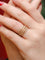 Bague 54 Bague 4 corps en or jaune et diamants 58 Facettes J132