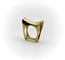 Bague 45 Bague selle moderniste vintage en or 18 carats 58 Facettes A1003E