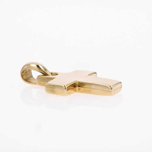 Pendentif Croix or jaune d'occasion 58 Facettes CVP149