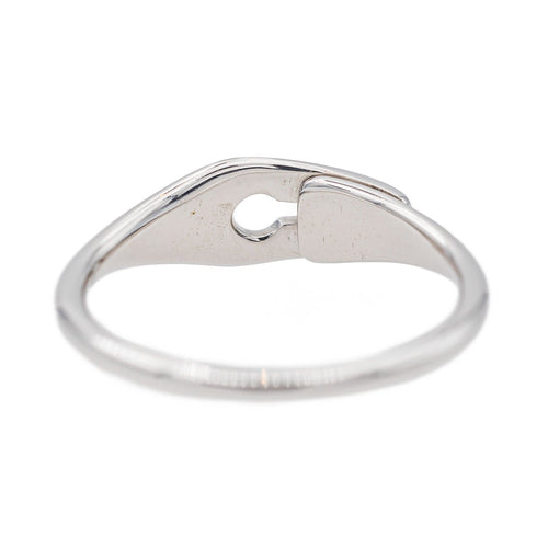 Bague 51 Dinh Van Bague Serrure Or blanc Diamant 58 Facettes 3389109CN