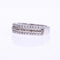 Bague 52 Bague jonc triple rang diamants 58 Facettes 20-040