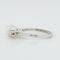 Bague 52 BAGUE EN OR BLANC 18 CARATS 58 Facettes REF 1051/17