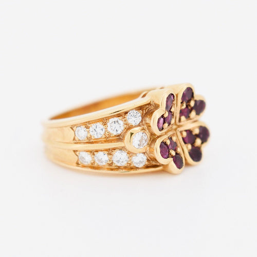 Boucheron - Bague Or Diamants Rubis 58 Facettes 239