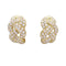 Boucles d'oreilles Boucles d'oreilles, "Tresse" or jaune, diamants. 58 Facettes 33736