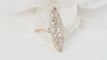 Bague 51 Bague Marquise 2 Ors Diamants 58 Facettes 32597
