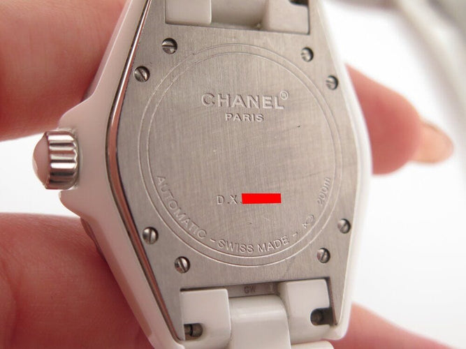Montre montre CHANEL j12 38 mm ceramique blanche automatique 58 Facettes 261872