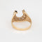 Bague 60 Bague fer à cheval vintage en diamant, bijou porte-bonheur 58 Facettes G14058
