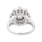 Bague 55.5 Bague Marguerite Or blanc Diamant 58 Facettes 3447716CN