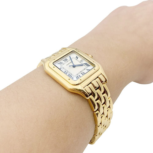 Montre Montre Cartier ,"Panthère", or jaune. 58 Facettes 33823