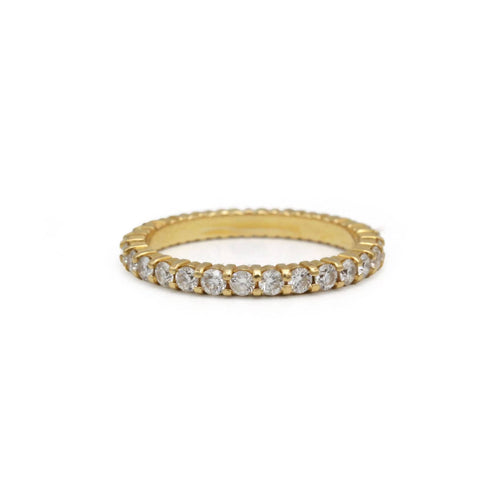 Bague 50 Alliance Américaine - Or jaune & Diamants 58 Facettes 250461R