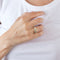 Bague Bague jonc or jaune diamants 58 Facettes LP39/10