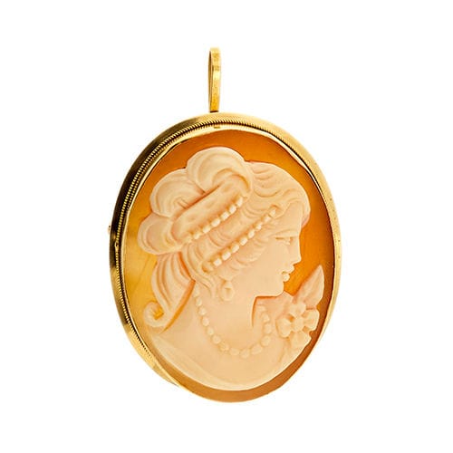 Pendentif Broche pendentif camée 58 Facettes 36055