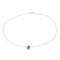 Collier Collier Or blanc Emeraude 58 Facettes 3100510CN