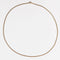 Collier Chaine or jaune maille jaseron double ancienne 58 Facettes 24-235