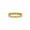 Bague 57 Demi-alliance or jaune diamants 58 Facettes 220502R
