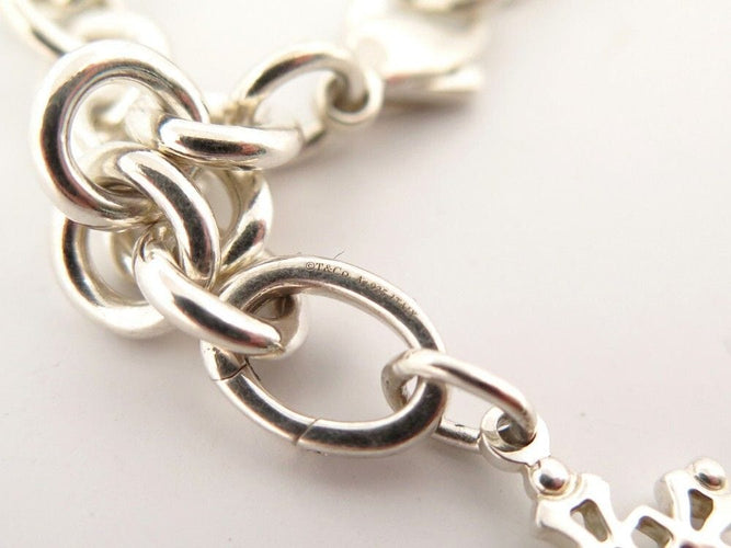 Bracelet bracelet TIFFANY & CO chaine a breloques charms argent 58 Facettes 259368