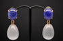 Boucles d'oreilles Boucles d'oreilles en or, tanzanites et diamants 58 Facettes