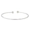 Bracelet Dinh Van Bracelet Jonc Le Cube Or blanc Diamant 58 Facettes 3515983CN