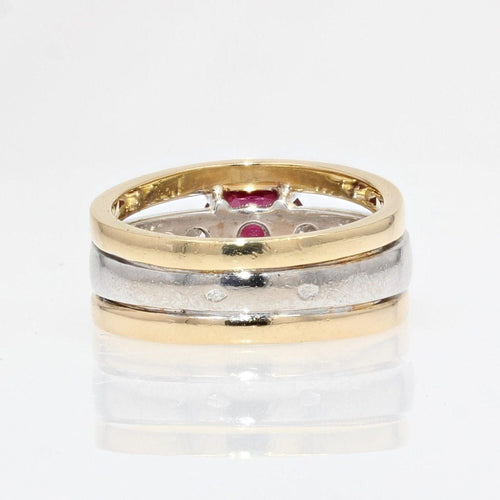 Bague 56 Bague rubis diamants 2 ors 58 Facettes 21-342-56