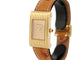 Montre vintage montre BOUCHERON reflet 30mm en or jaune 18k + cuir autruche 58 Facettes 267769