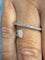 Bague 54 Bague en platine et diamants en forme de comète 58 Facettes