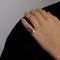 Bague 47.5 Bague Or Jaune & Pierre Rouge 58 Facettes