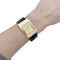 Montre Montre Boucheron, "Reflet", or jaune, cuir. 58 Facettes 35116
