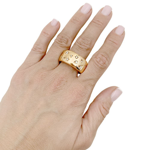 Bague 60 Bague Pomellato, "Iconica", or rose, diamants. 58 Facettes 34985