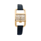 Montre Montre Jaeger-Lecoultre, "Etrier", or rose, cuir noir 58 Facettes 34348