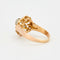 Bague 56 Bague motif floral sertie de diamants 58 Facettes 127207160538