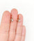 Boucles d'oreilles Dormeuses antiques en or rose 18k et diamants taille rose 58 Facettes A06338