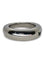 Bague 53 Chaumet - Bague Jonc or blanc et saphir vert 58 Facettes 900
